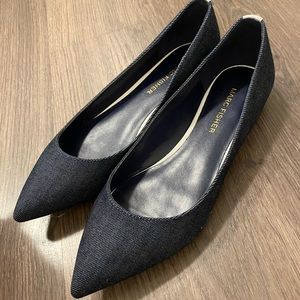 🆕 Marc Fisher Denim Flats Size 6.5W